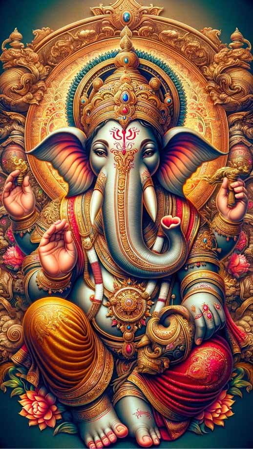 1 Lord Ganesh Mobile Wallpaper 01